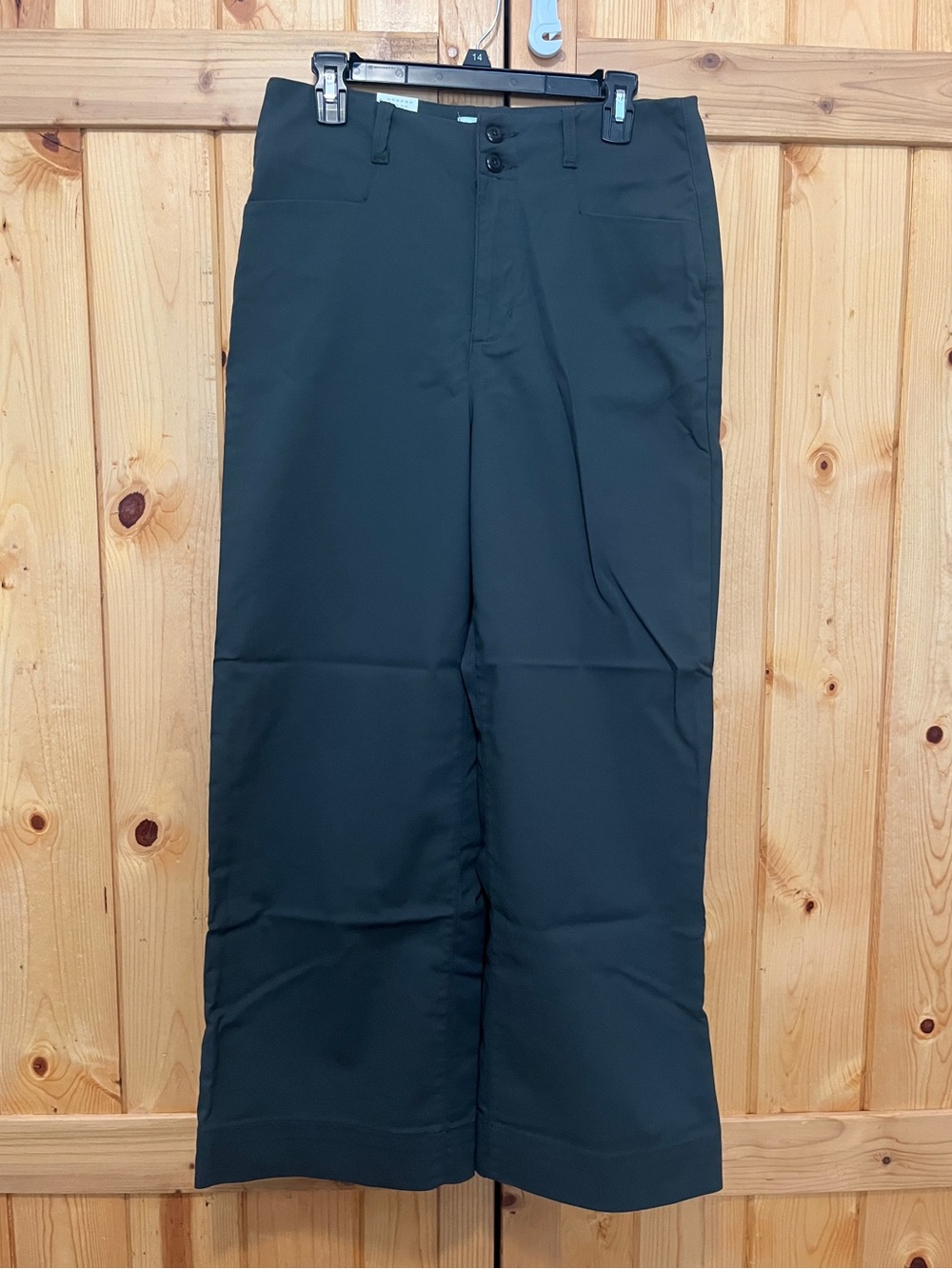 NWT DU/ER High Rise NuStretch Trousers in Evergreen Sz 30x29
